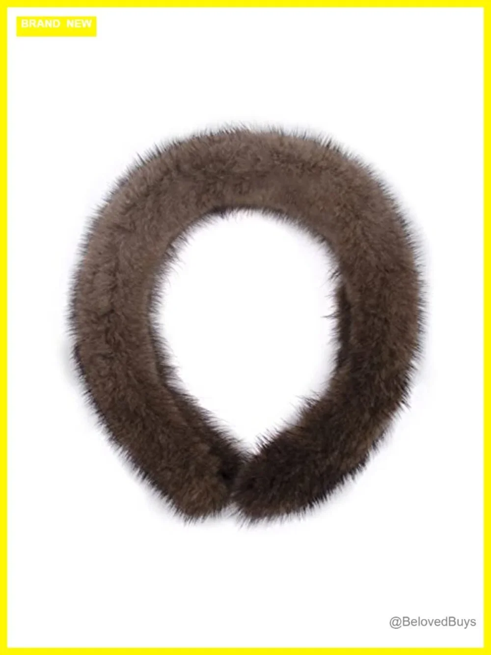 Genuine Fur Headband - Real Mink Fur Wrap Headband - Fluffy Luxury Hair